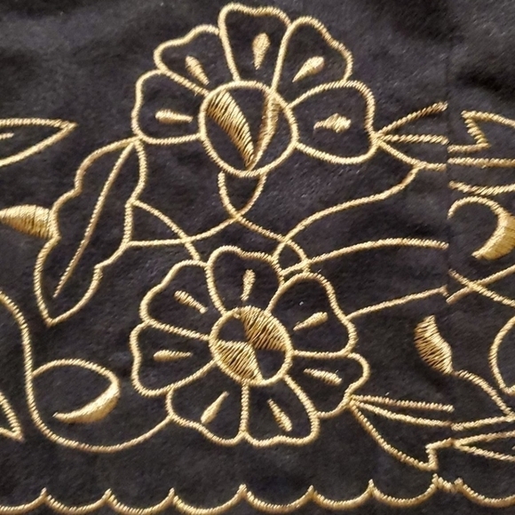 Richard Malcolm Suede Feel Embroidered Skirt Size 10 NWT - Picture 2 of 7